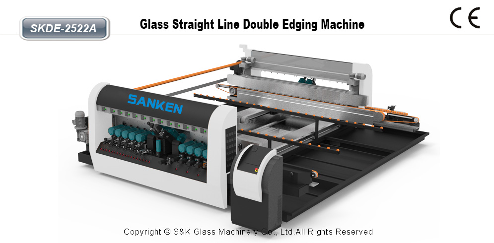 SKDE-2522A 玻璃双直线平边磨边生产线